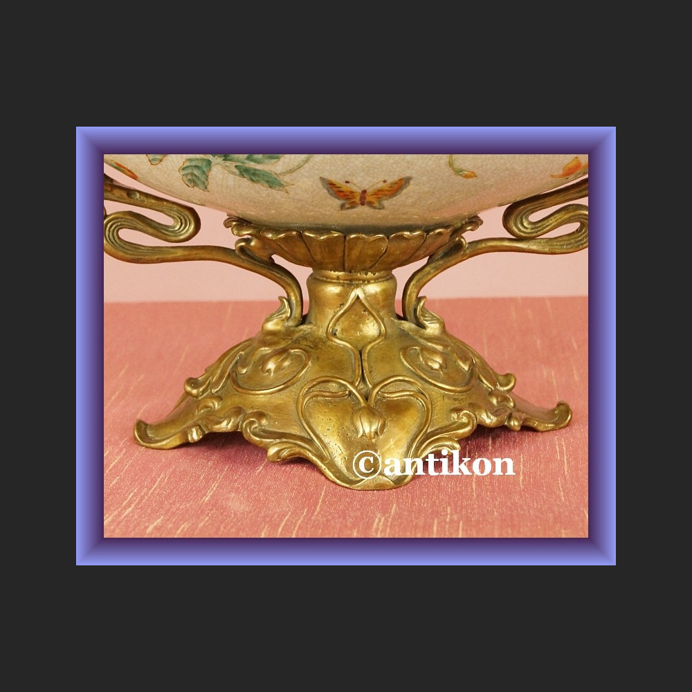 Secesyjna patera ręcznie malowana