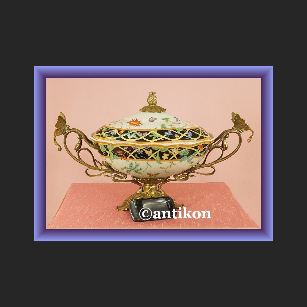 Secesyjna patera ręcznie malowana