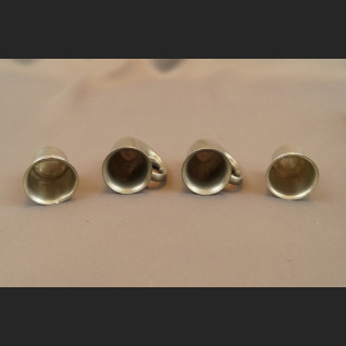 Kieliszki myśliwskie stara cyna