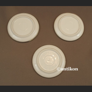 Podstawki myśliwskie cyna z ceramiką