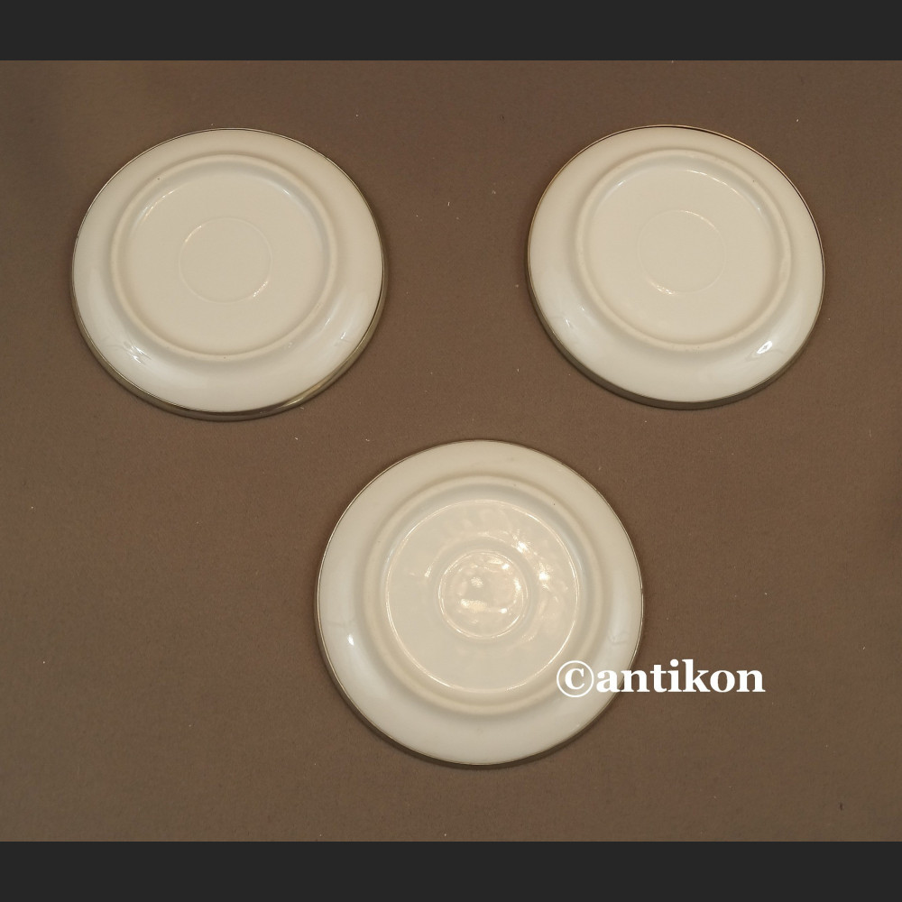 Podstawki myśliwskie cyna z ceramiką