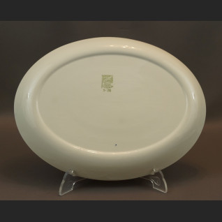 Talerz myśliwski scena z polowania porcelana