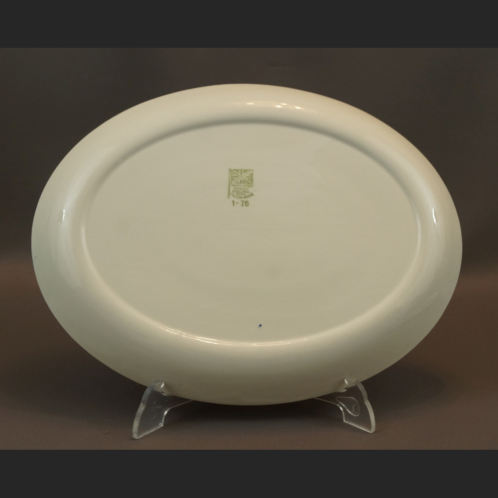 Talerz myśliwski scena z polowania porcelana