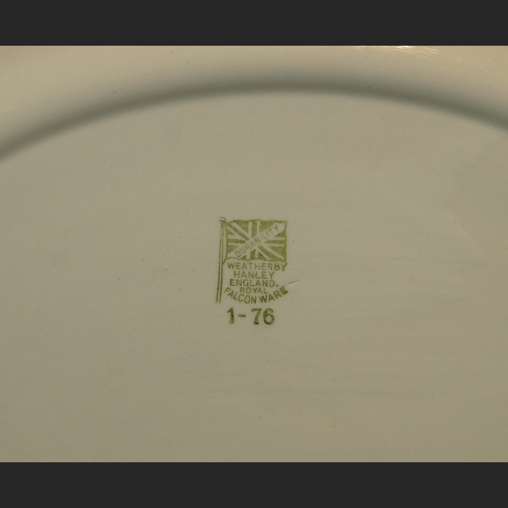 Talerz myśliwski scena z polowania porcelana