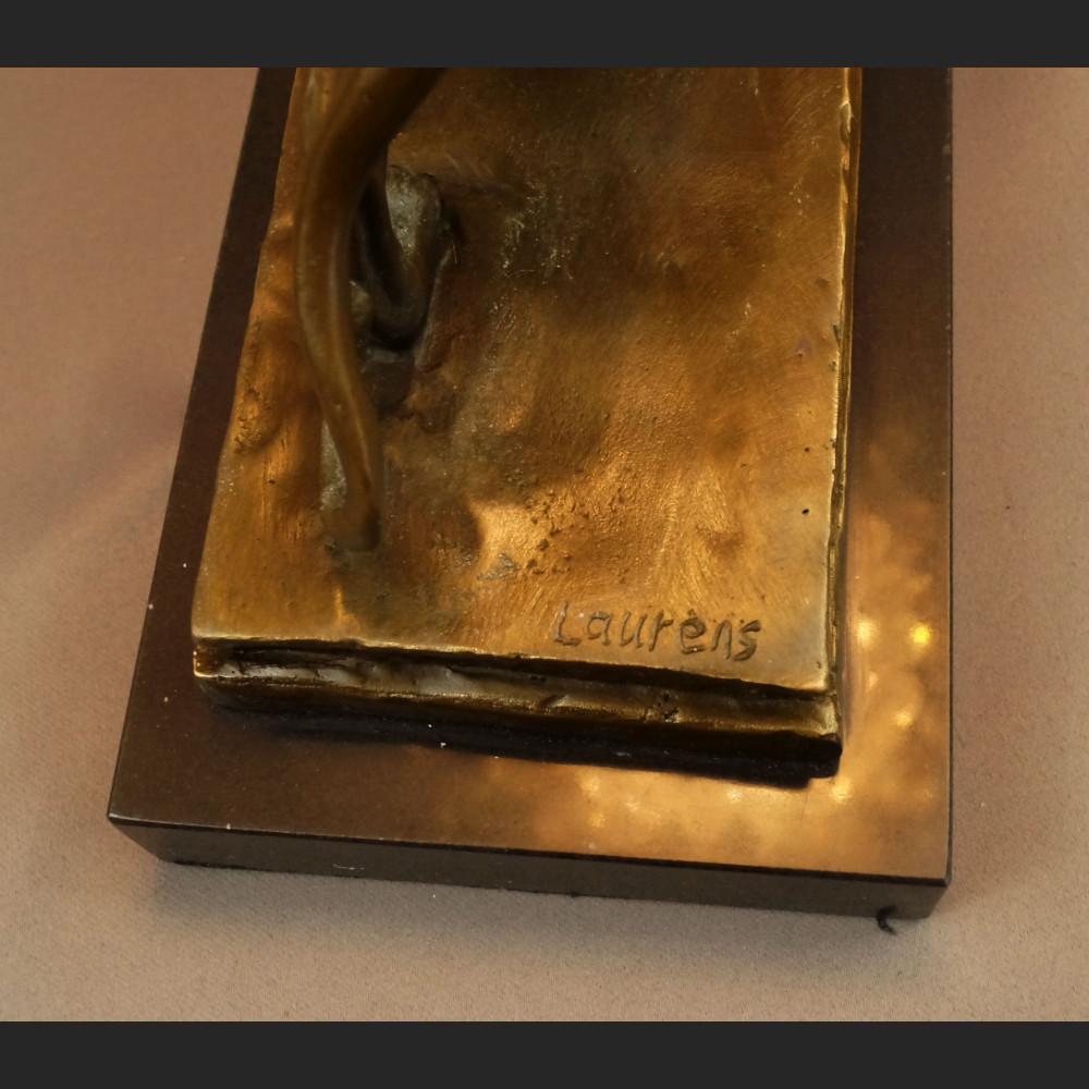 Gryf rzeźba prawdziwy brąz duża figura 