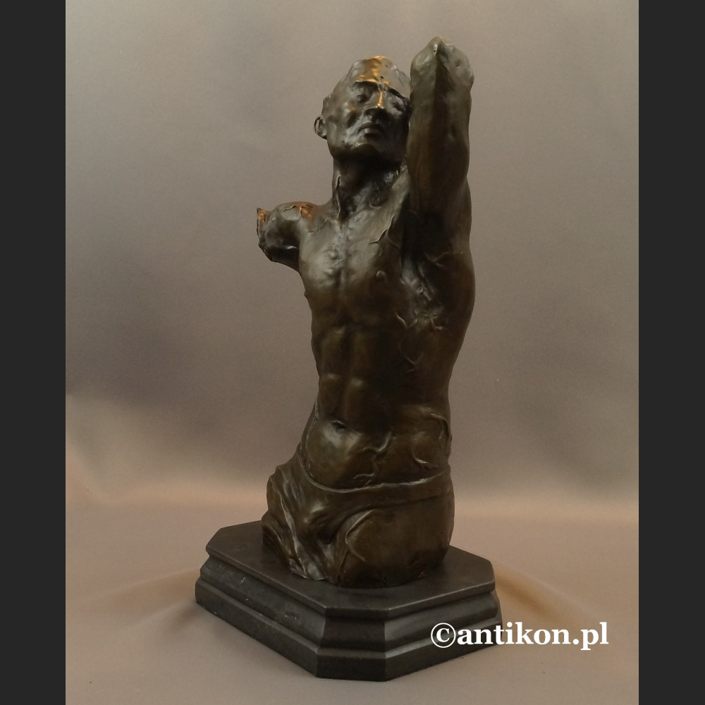 Popiersie tors męski rzeźba niezwykła 