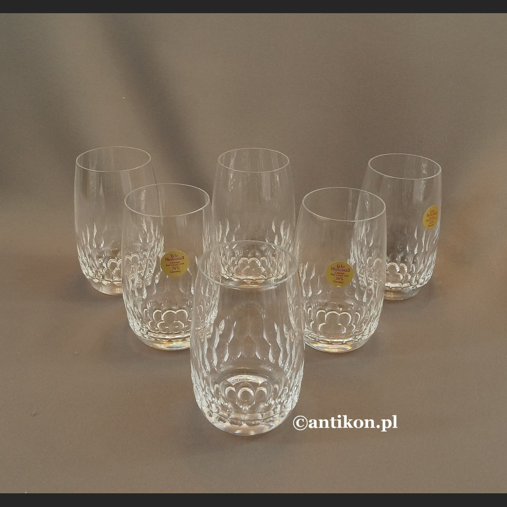 Szklanki kryształowe luksusowy komplet 