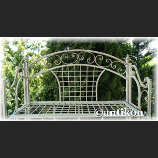 Biały regał duży kwietnik prowansalski czteropoziomowy 