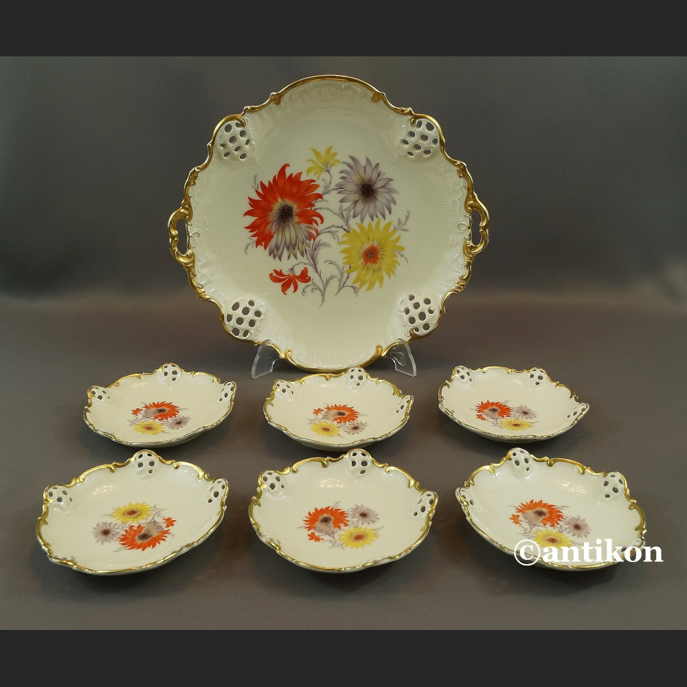 Rosenthal Bavaria Moliere patera i 6 talerzy Rosenthal Bavaria Moliere patera i 6 talerzy