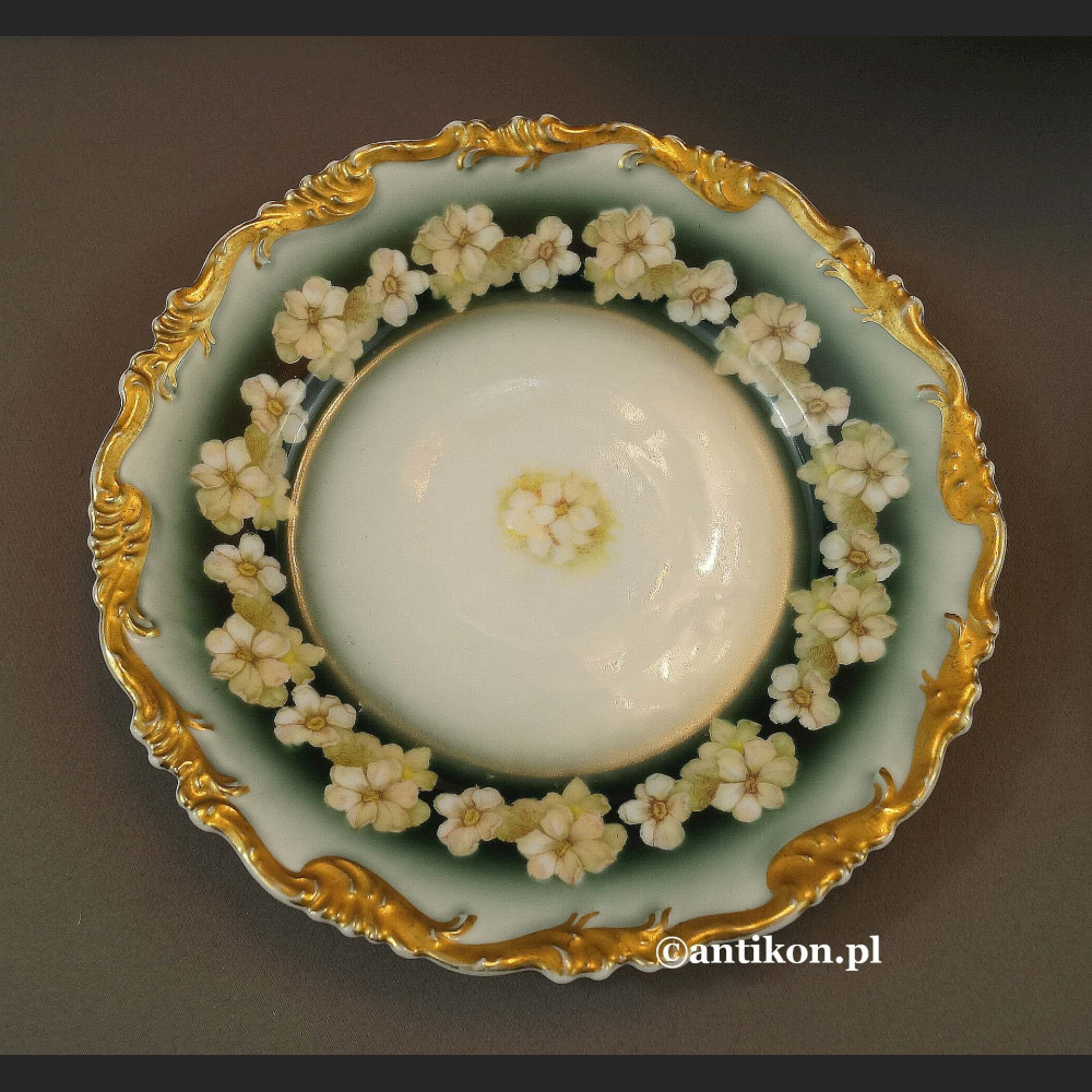 Rosenthal Bavaria stara porcelana patera i 4 talerze unikat Rosenthal Bavaria stara porcelana patera i 4 talerze unikat