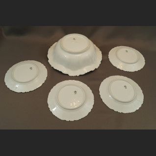Rosenthal Bavaria stara porcelana patera i 4 talerze unikat Rosenthal Bavaria stara porcelana patera i 4 talerze unikat