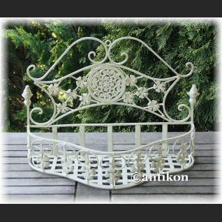 Kosz półka metalowa prowansalska do powieszenia 