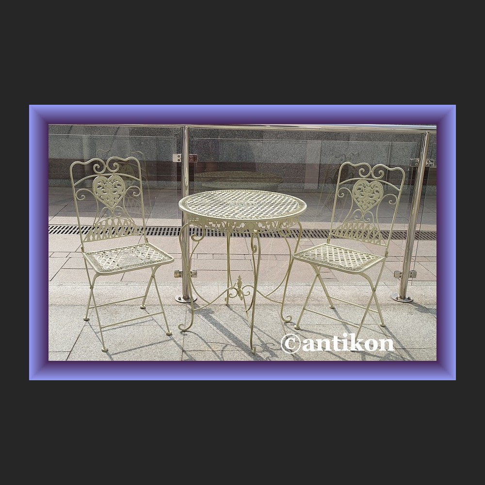 Krzesła 2 szt prowansalskie meble ogrodowe metalowe meble do ogrodu Krzesła 2 szt prowansalskie meble ogrodowe metalowe meble do ogrodu