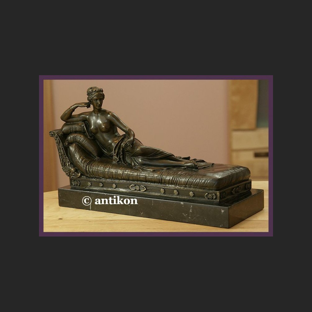 Paulina rzeźba prawdziwy brąz A. Canova 