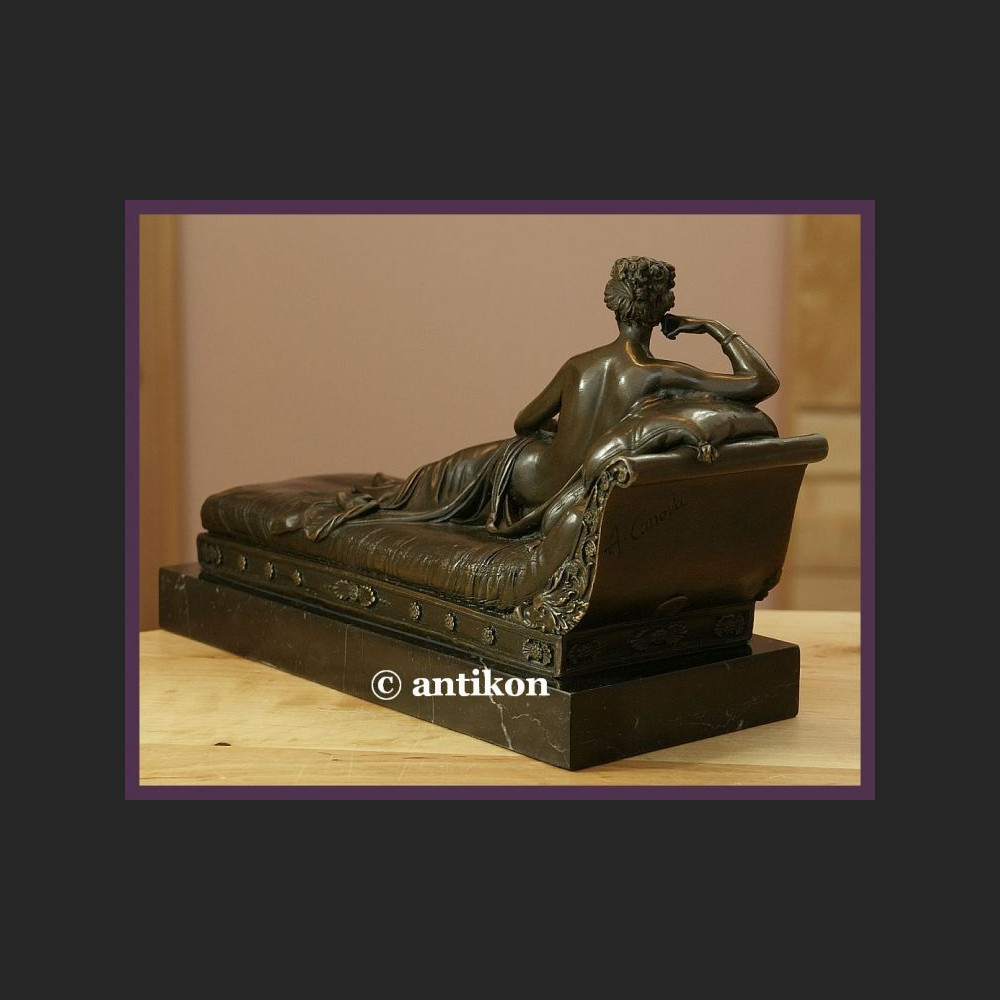 Paulina rzeźba prawdziwy brąz A. Canova 