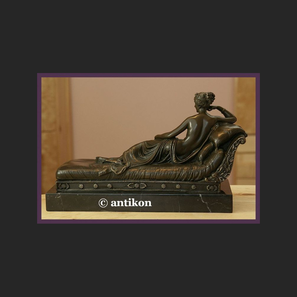 Paulina rzeźba prawdziwy brąz A. Canova 