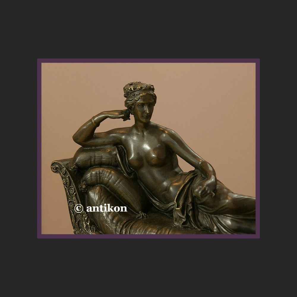 Paulina rzeźba prawdziwy brąz A. Canova 