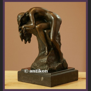 Figurka z brązu piękny akt kobiety Art Deco Figurka z brązu piękny akt kobiety Art Deco