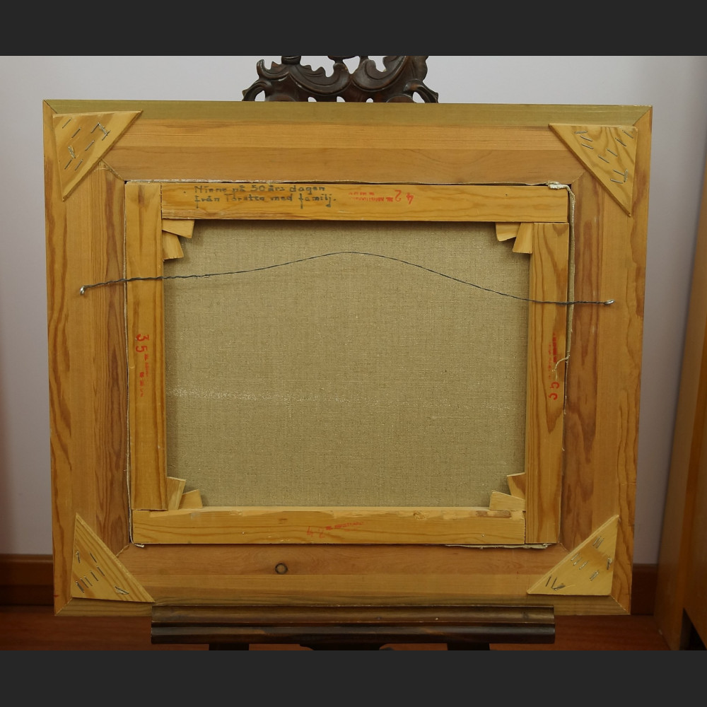 Pejzaż z wodospadem olej na płótnie Pejzaż z wodospadem olej na płótnie