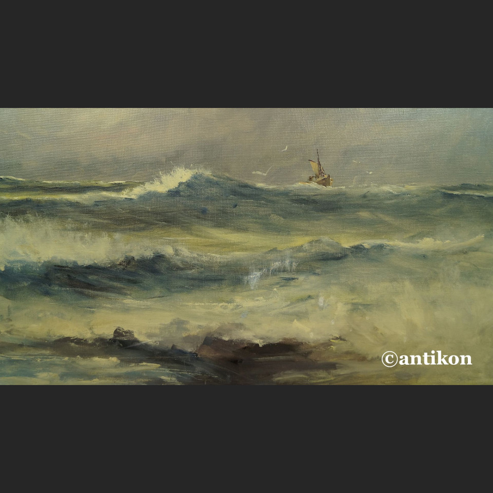 Obraz morze marynistyka obraz olejny na płótnie Obraz morze marynistyka obraz olejny na płótnie