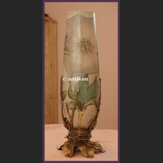 Wazon pałacowy ogromny okuty w brąz 