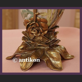 Wazon pałacowy ogromny okuty w brąz 