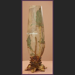 Wazon pałacowy ogromny okuty w brąz 