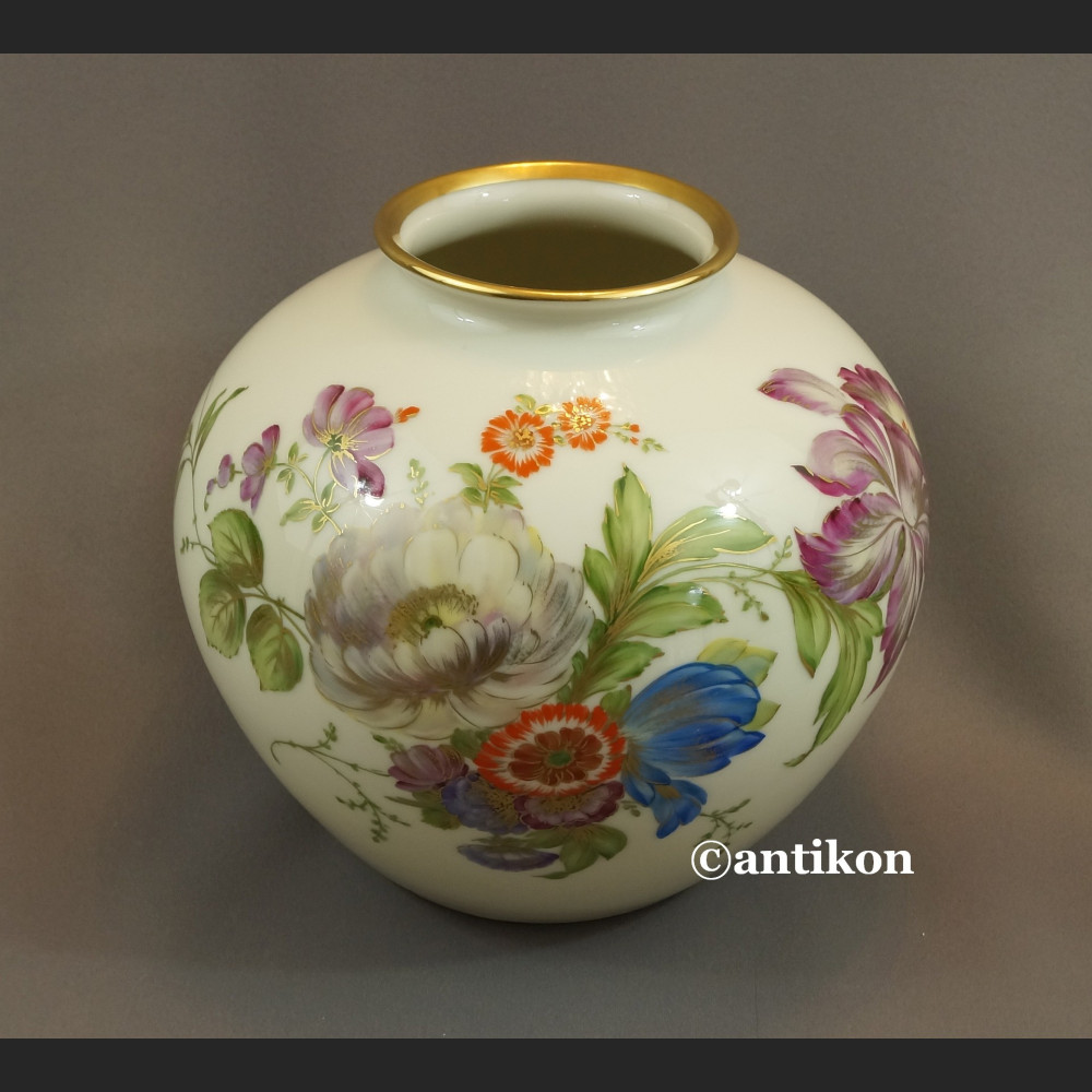 Wazon Rosenthal Kula duża ręcznie malowana antyki Wazon Rosenthal Kula duża ręcznie malowana antyki