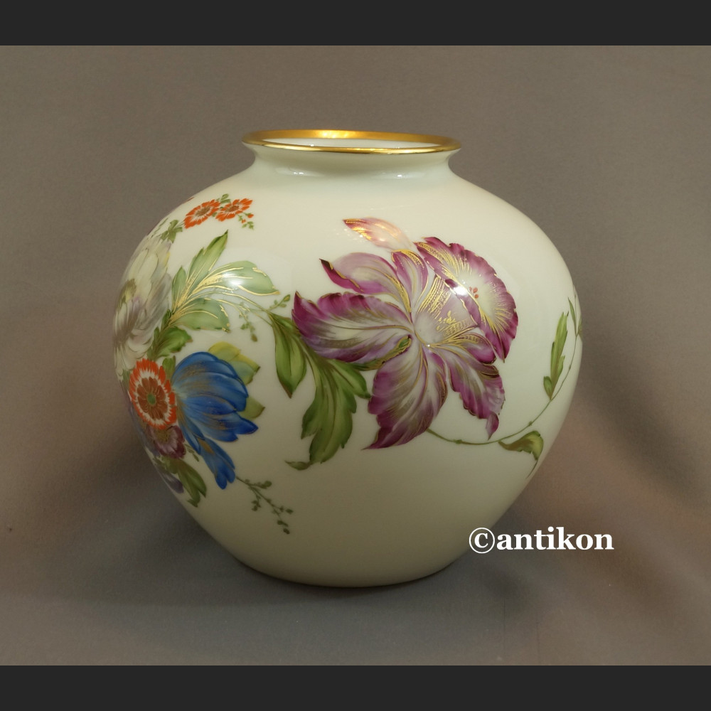 Wazon Rosenthal Kula duża ręcznie malowana antyki Wazon Rosenthal Kula duża ręcznie malowana antyki