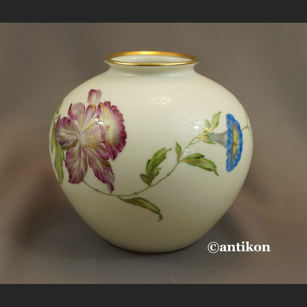 Wazon Rosenthal Kula duża ręcznie malowana antyki Wazon Rosenthal Kula duża ręcznie malowana antyki