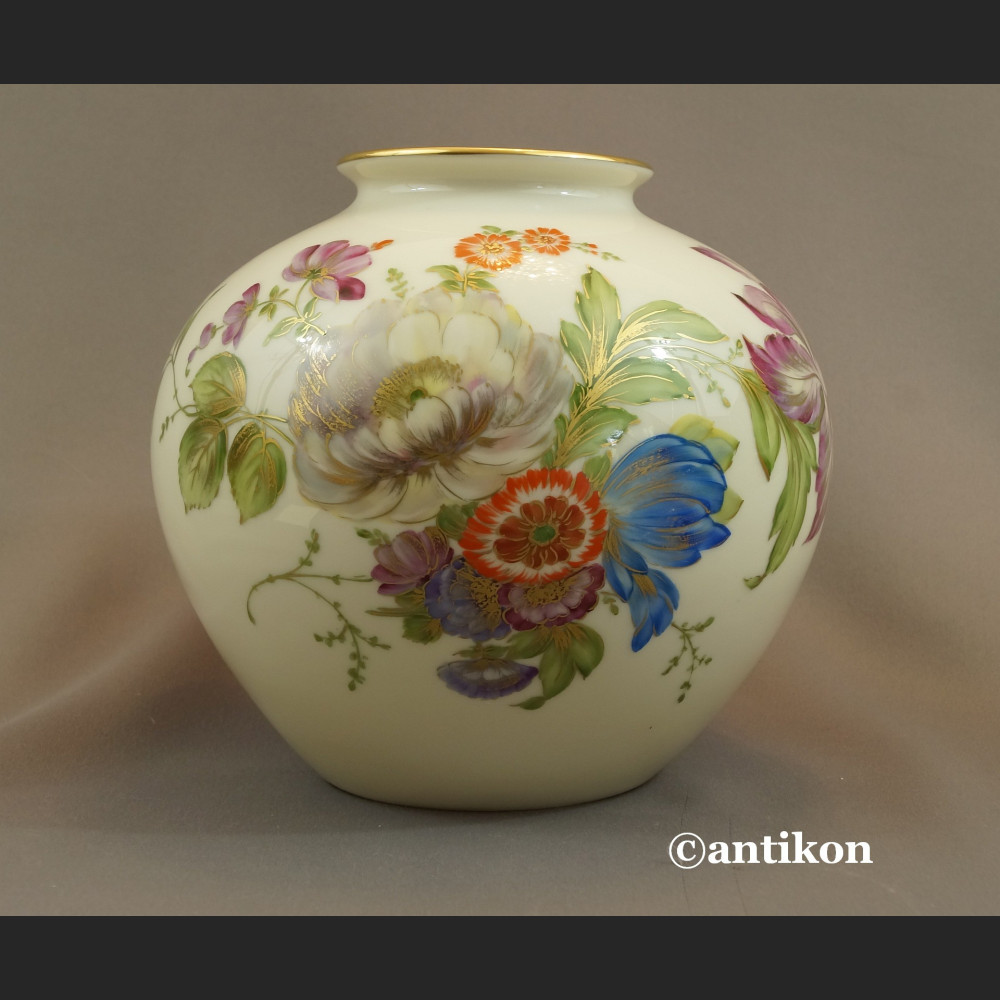 Wazon Rosenthal Kula duża ręcznie malowana antyki Wazon Rosenthal Kula duża ręcznie malowana antyki