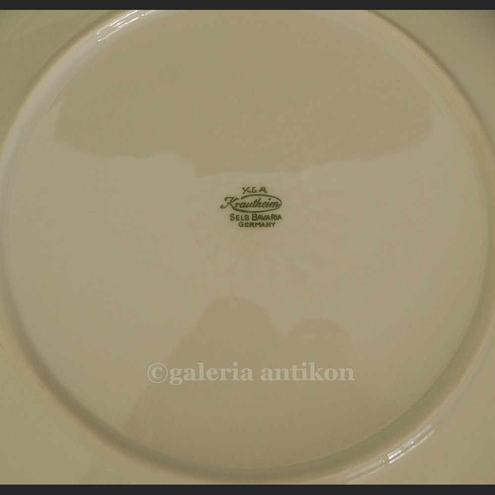 Serwis myśliwski obiadowy Krautheim Selb Bavaria komplet do dziczyzny 