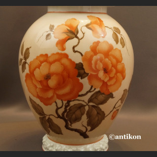 Porcelana Rosenthal wazon wielka kula z kwiatami Porcelana Rosenthal wazon wielka kula z kwiatami