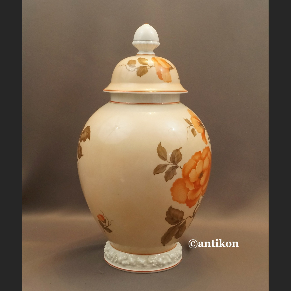 Porcelana Rosenthal wazon wielka kula z kwiatami Porcelana Rosenthal wazon wielka kula z kwiatami