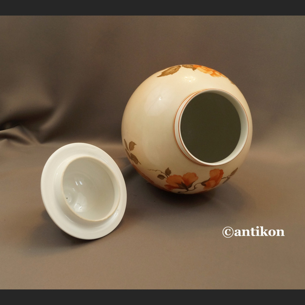 Porcelana Rosenthal wazon wielka kula z kwiatami Porcelana Rosenthal wazon wielka kula z kwiatami