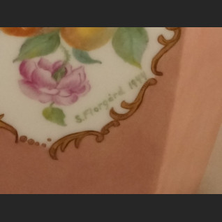 Porcelana Rosenthal Unikat wazon ręcznie malowany Porcelana Rosenthal Unikat wazon ręcznie malowany