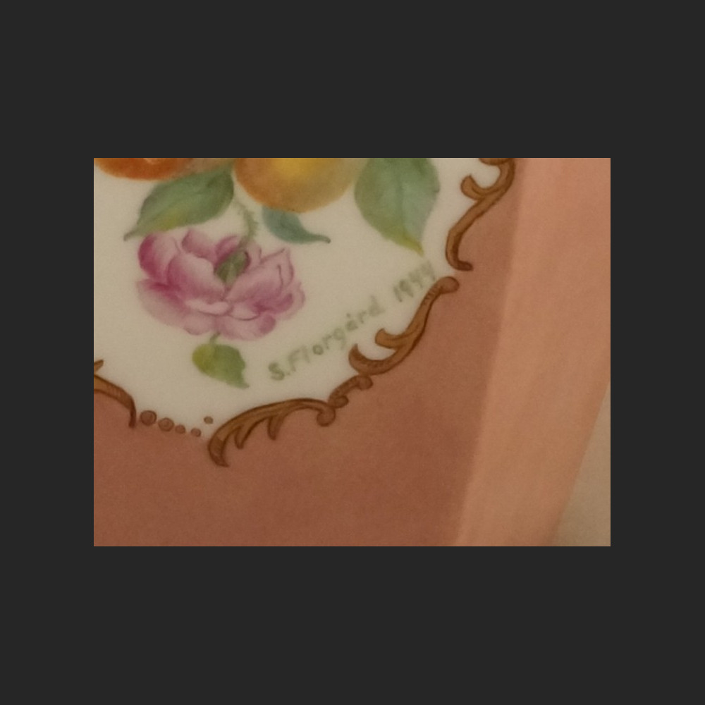 Porcelana Rosenthal Unikat wazon ręcznie malowany Porcelana Rosenthal Unikat wazon ręcznie malowany