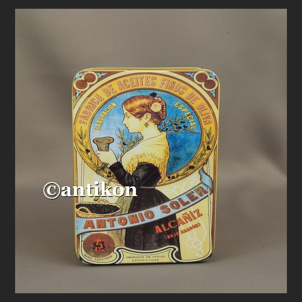 Retro puszka metalowa reklama oliwy z oliwek  Retro puszka metalowa reklama oliwy z oliwek