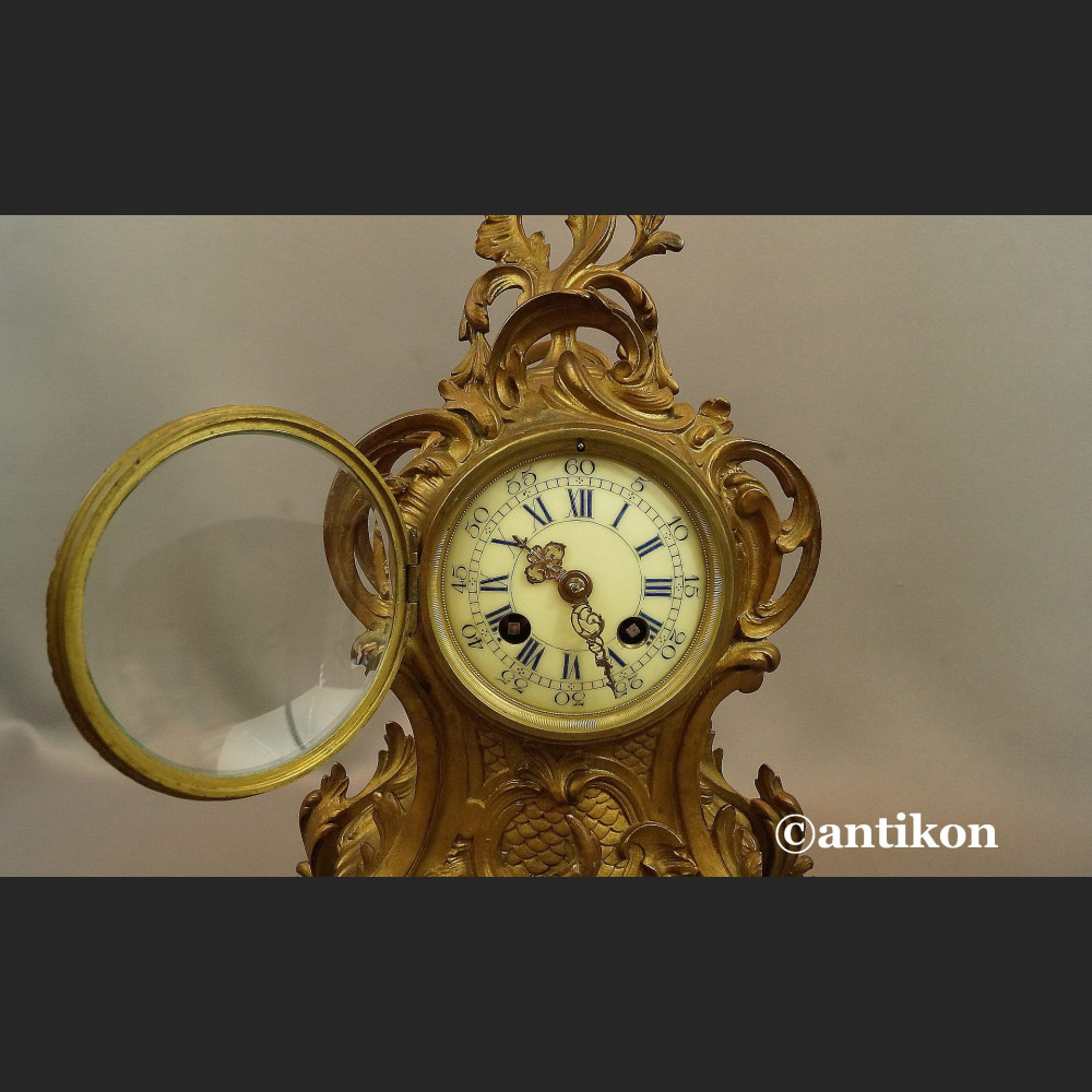 Zegar kominkowy Francja XIX w 