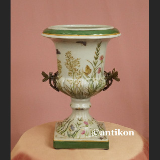 Donica porcelanowa z ważkami żardiniera do kwiatów  Donica porcelanowa z ważkami żardiniera do kwiatów