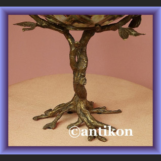 Patera porcelanowa drzewko porcelana z brązem Patera porcelanowa drzewko porcelana z brązem