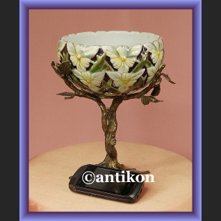 Patera porcelanowa drzewko porcelana z brązem Patera porcelanowa drzewko porcelana z brązem