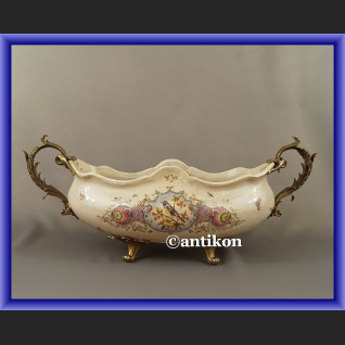 Patera porcelanowa na prezent ślubny porcelana z brązem  Patera porcelanowa na prezent ślubny porcelana z brązem