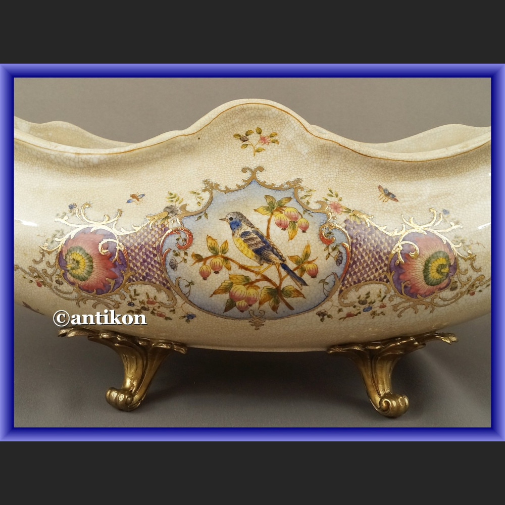 Patera porcelanowa na prezent ślubny porcelana z brązem  Patera porcelanowa na prezent ślubny porcelana z brązem