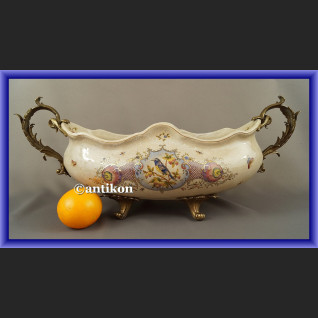 Patera porcelanowa na prezent ślubny porcelana z brązem  Patera porcelanowa na prezent ślubny porcelana z brązem
