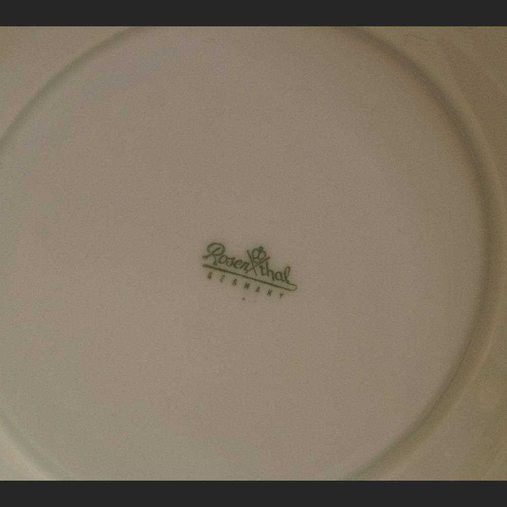 Wazon Rosenthal z pokrywą kobaltowy granat w kwiaty Wazon Rosenthal z pokrywą kobaltowy granat w kwiaty