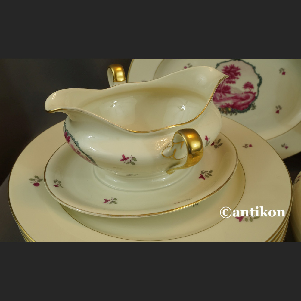 Serwis Rosenthal Ivory 12 osobowy obiadowy ze scenkami Unkat 