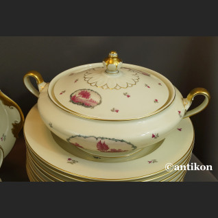 Serwis Rosenthal Ivory 12 osobowy obiadowy ze scenkami Unkat 