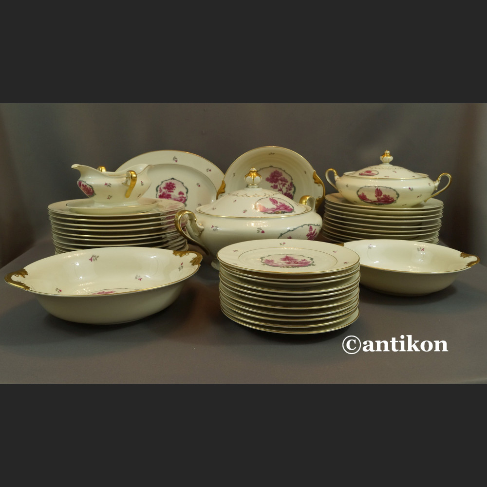 Serwis Rosenthal Ivory 12 osobowy obiadowy ze scenkami Unkat 