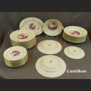 Serwis Rosenthal Ivory 12 osobowy obiadowy ze scenkami Unkat 